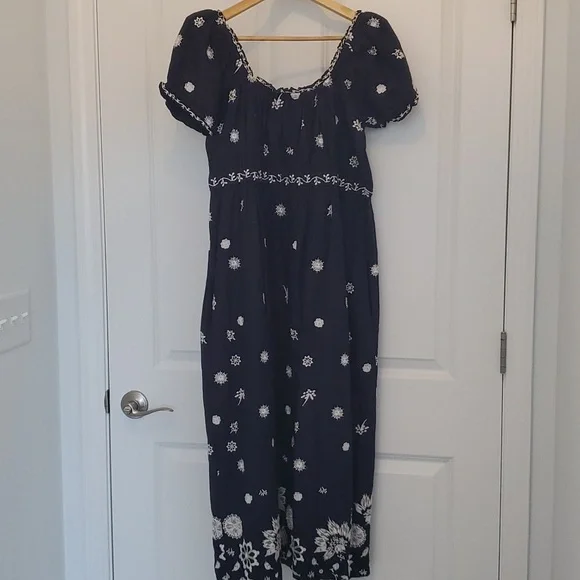 Gretchen Scott, Big Love Maxi Dress, Navy Blue, Size M - Picture 7 of 12